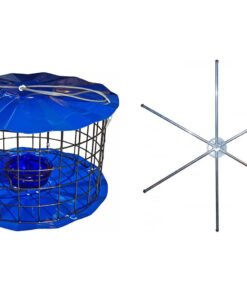 Barrier Guard Bluebird Feeder with Perch - Blue