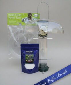 Finch Buffet Bundle - Medium Spruce Feeder