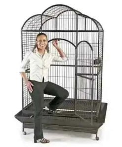 Prevue Pet Products Silverado Macaw Dome Top Bird Cage Iron