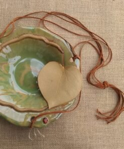 Hanging Bird Bath - Redbud Leaf Bowl