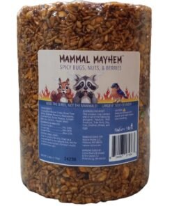 Mammal Mayhem Spicy Bugs, Nuts, & Berries - Large Seed Cylinder 4.5 lbs